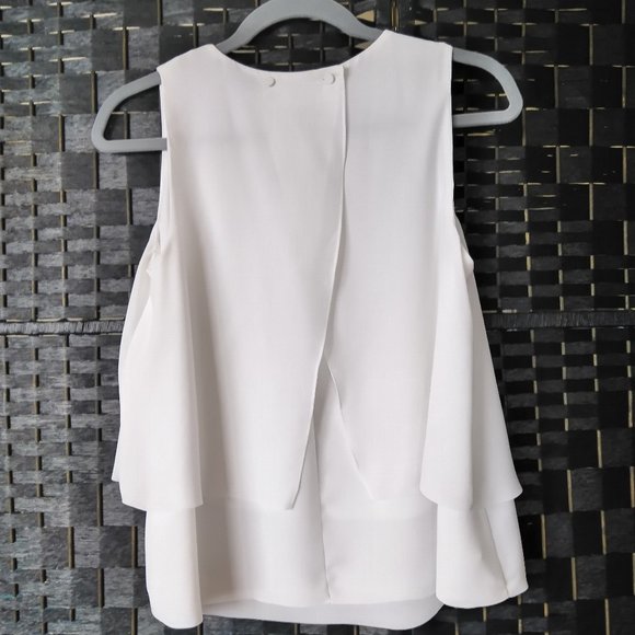 NWT MING  WANG SLEEVELESS TOP SZ XS EURO-2 USA - Picture 3 of 7